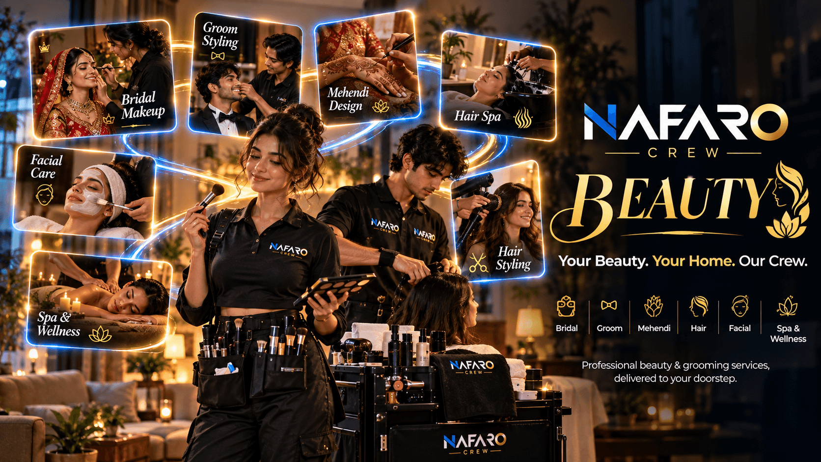 Nafaro Crew Beauty services
